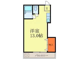 モンピエスM【3階】の間取り