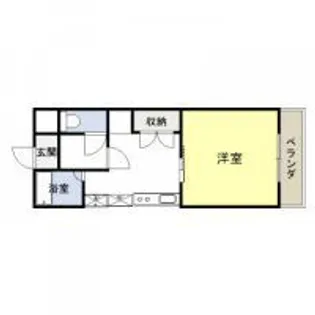 コーポラス高桑【3階】の間取り