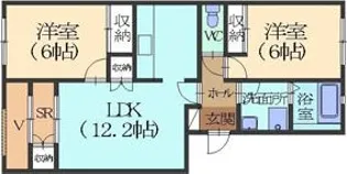 ゆめみ野 A棟【2階】の間取り