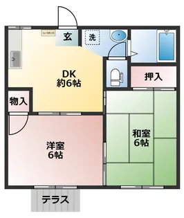 レーベンハイム【1階】の間取り