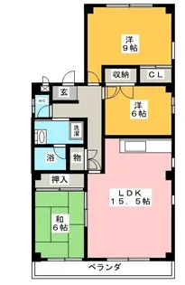 プリオール東山【2階】の間取り