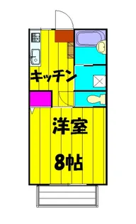 K&Aハイツ B【2階】の間取り