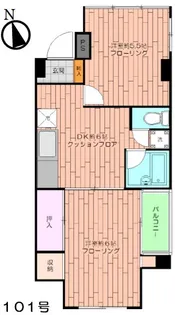 ツカサハイム【1階】の間取り