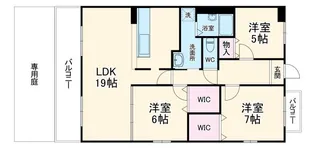 ハイツ南【3階】の間取り