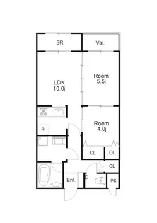 NEW DAYS B.L.D II【2階】の間取り