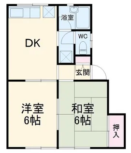 コーポヤマト【1階】の間取り