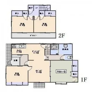 北海道函館市美原3【一戸建】の間取り