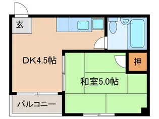 シャトー第一マンション【4階】の間取り