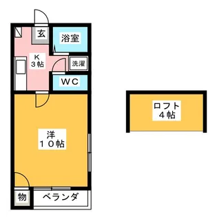 クレールドミール大山 D【1階】の間取り