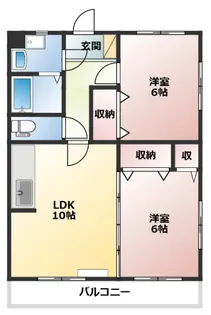 ソレアード【3階】の間取り