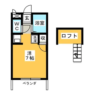 ダンヒルイレブン赤渋 A棟【1階】の間取り