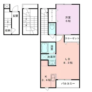 HILLS MEJIRO【3階】の間取り