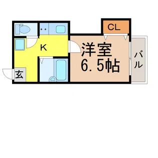 マンションJY館(マンションジェイワイカン)【3階】の間取り