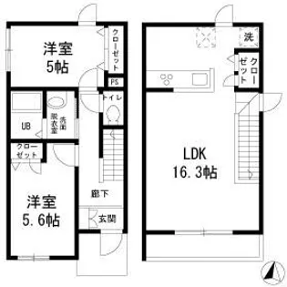 フォレストメゾン大岡山【2階】の間取り