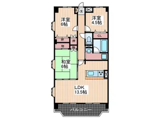 エスパシオ【3階】の間取り