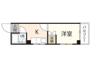 オガワビル【4階】の間取り