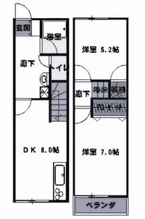 埼玉県熊谷市石原【一戸建】の間取り