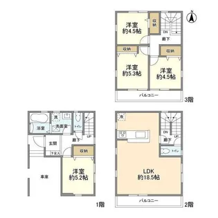 埼玉県川口市大字辻【一戸建】の間取り