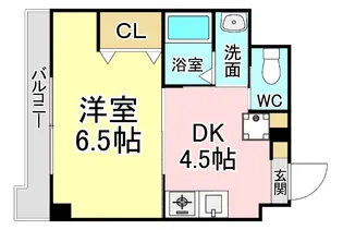 福岡県北九州市小倉北区明和町【マンション】の間取り