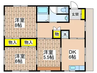 ハイツ・ミナミ【1階】の間取り