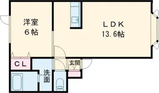 レインボーハウスピオーネ【1階】の間取り