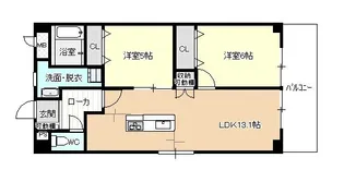 ロイヤル服部【3階】の間取り