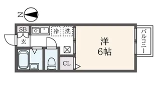 ベルグランかねいち【1階】の間取り