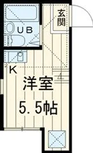 ユナイト寺前コーラルコースト【2階】の間取り