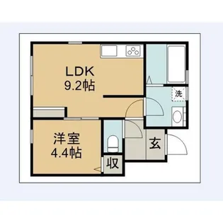 リーブルファイン今伊勢町2号棟【1階】の間取り