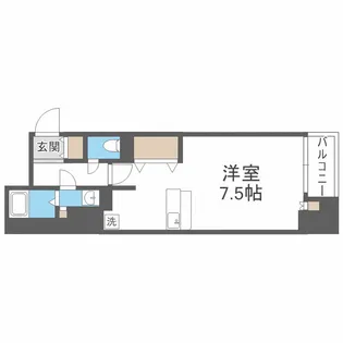 CITY SPIRE堺筋本町【3階】の間取り