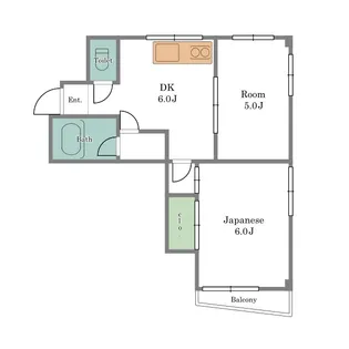 ガーデンスクエア武蔵小山【1階】の間取り