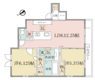 MEDELLE【1階】の間取り