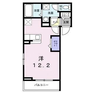 広島県広島市安佐南区大町東2【アパート】の間取り