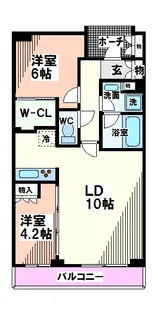 東京都小平市上水本町5【マンション】の間取り