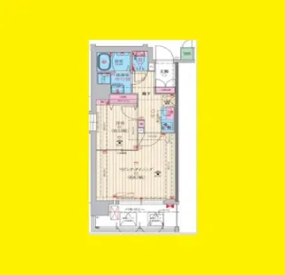 1LDKの間取り画像