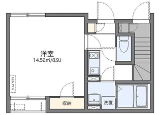 レオネクストヘリオス ハウス【1階】の間取り