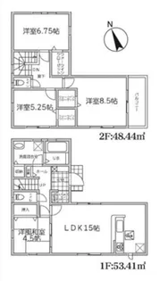 埼玉県幸手市中5【一戸建】の間取り