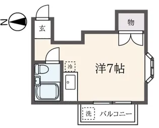 AKハイツ【2階】の間取り