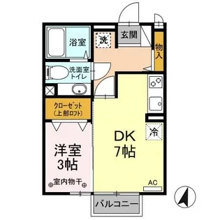 フィーノA【2階】の間取り