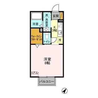 デルニエ【2階】の間取り
