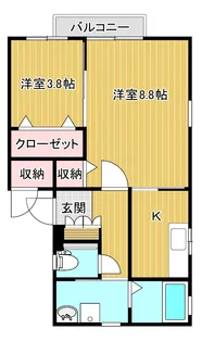 ハピネスIII【1階】の間取り