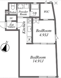 ARISTO目黒(アリストメグロ)【4階】の間取り