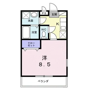 マレッサ【1階】の間取り