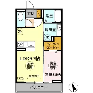Primeur【3階】の間取り