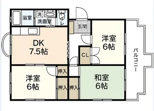 新納マンション【4階】の間取り