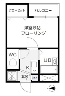 シャルム立川【2階】の間取り
