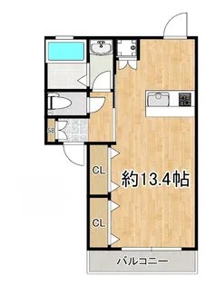 仮称)住吉町3丁目アパート【1階】の間取り