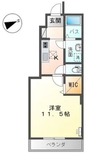 岡山県倉敷市児島稗田町【アパート】の間取り