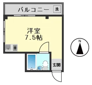 K&H【4階】の間取り
