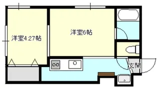 ワイズ有浦【3階】の間取り